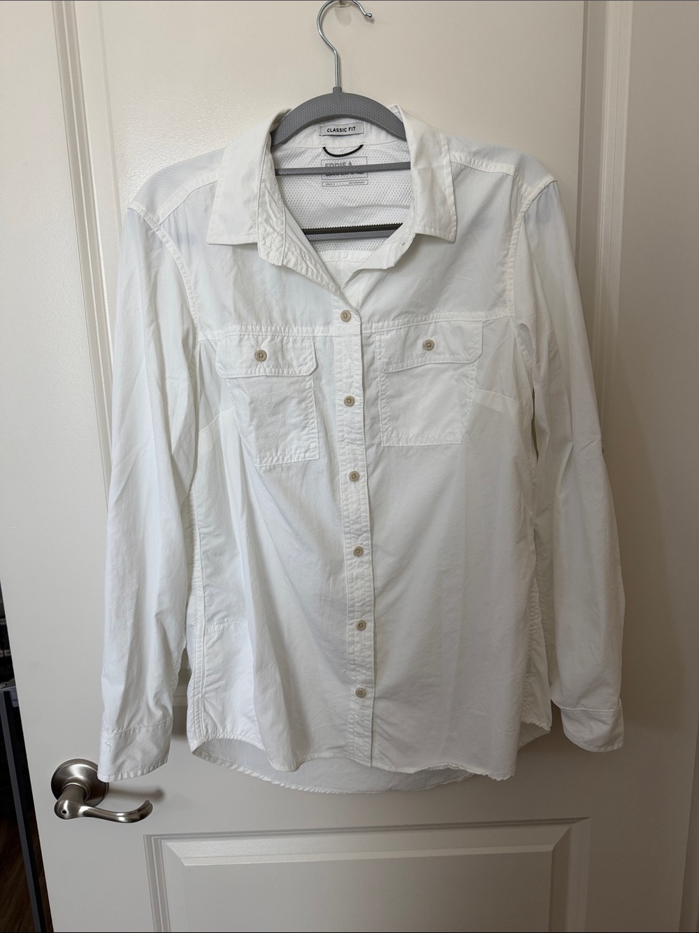 Classic White Button-Up Shirt